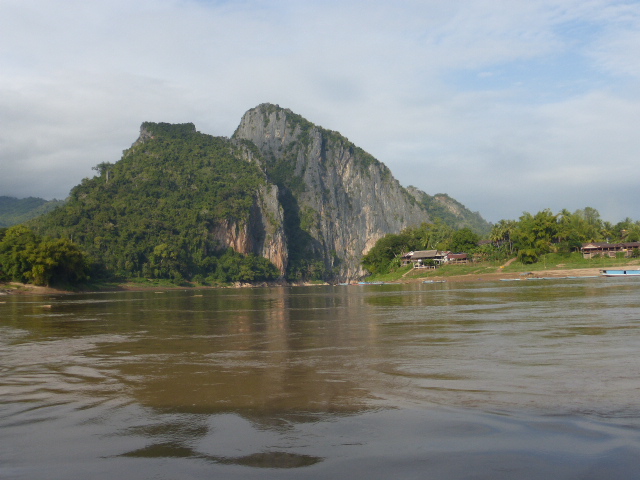 cruising on the slow boat from Thailand to Laos cruising on the slow boat from Thailand to Laos