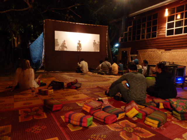 Champasak: shadow puppets