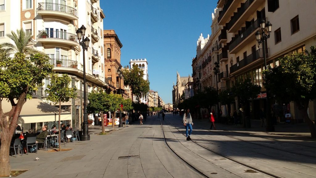 Exploring Seville on our road trip