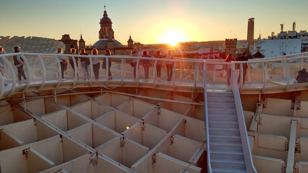 Exploring Seville on our road trip