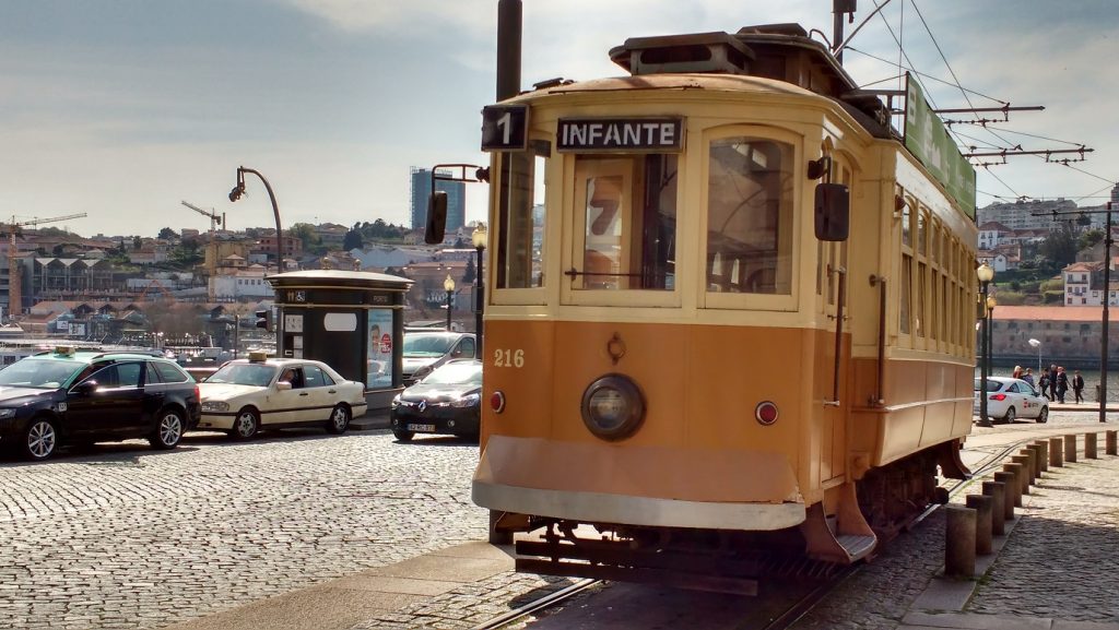 tram - highlight of Porto
