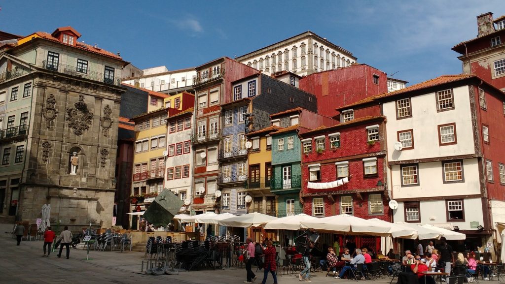 the waterfront in Porto