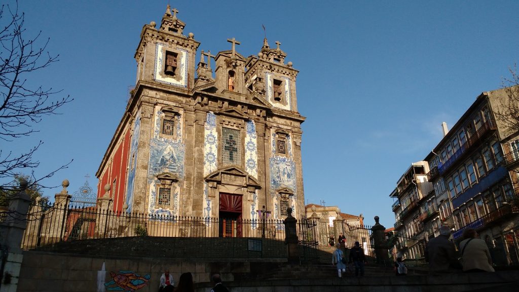 the tiled churchs are a highlight of Porto