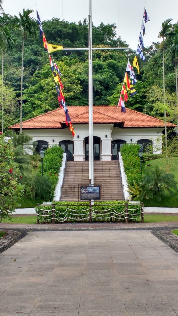 Raffles once lived here in Singapore