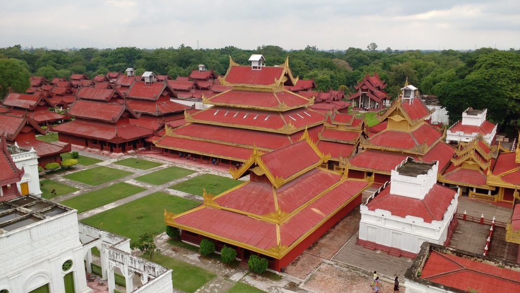 The palace at Mandalay