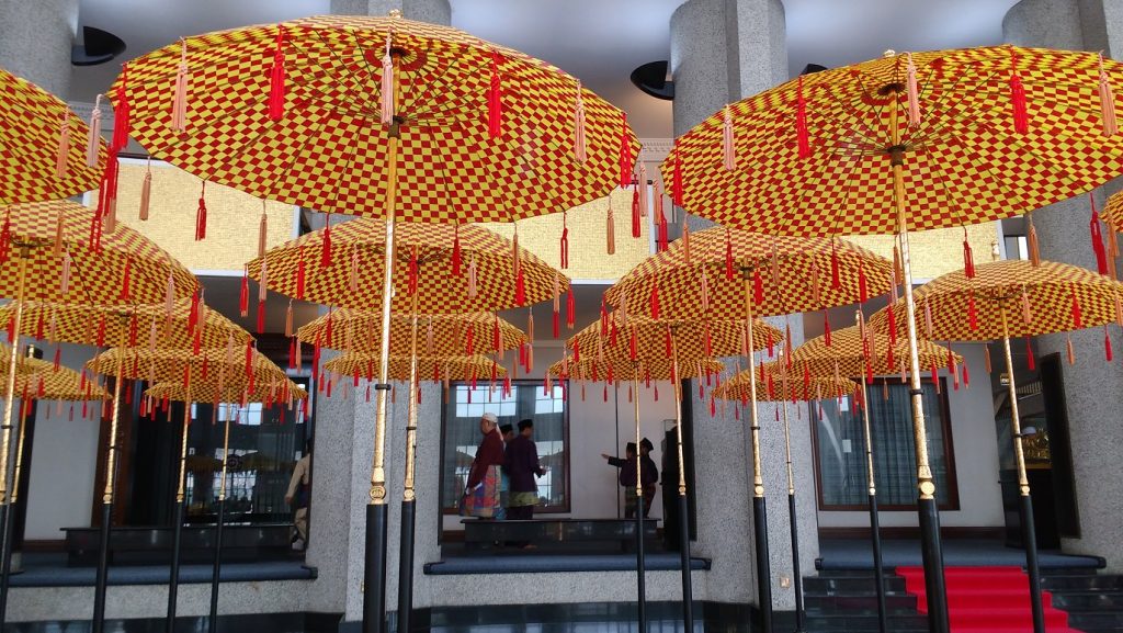Inside the Royal Regalia Museum in Brunei