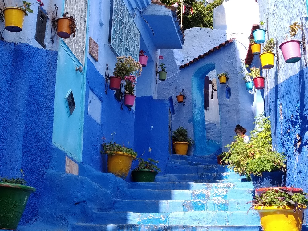 Chefchaouen really is very blue