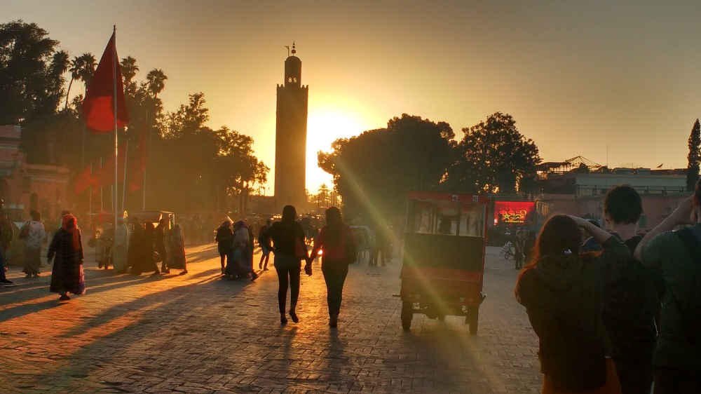 Marrakech at dusk