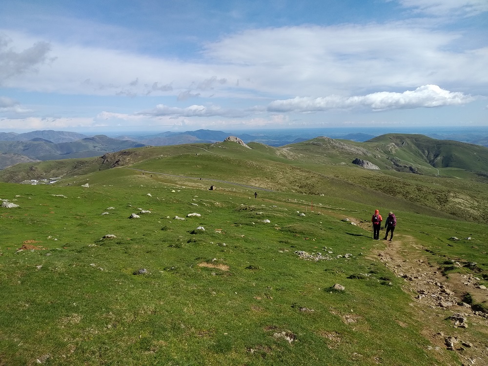 crossing over the top of the Pyrenees