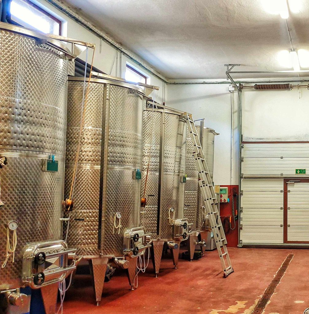 stainless steel wine vats